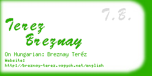 terez breznay business card